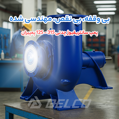 پمپ سانتریفیوژ چدنی 315 - 125 پمپیران